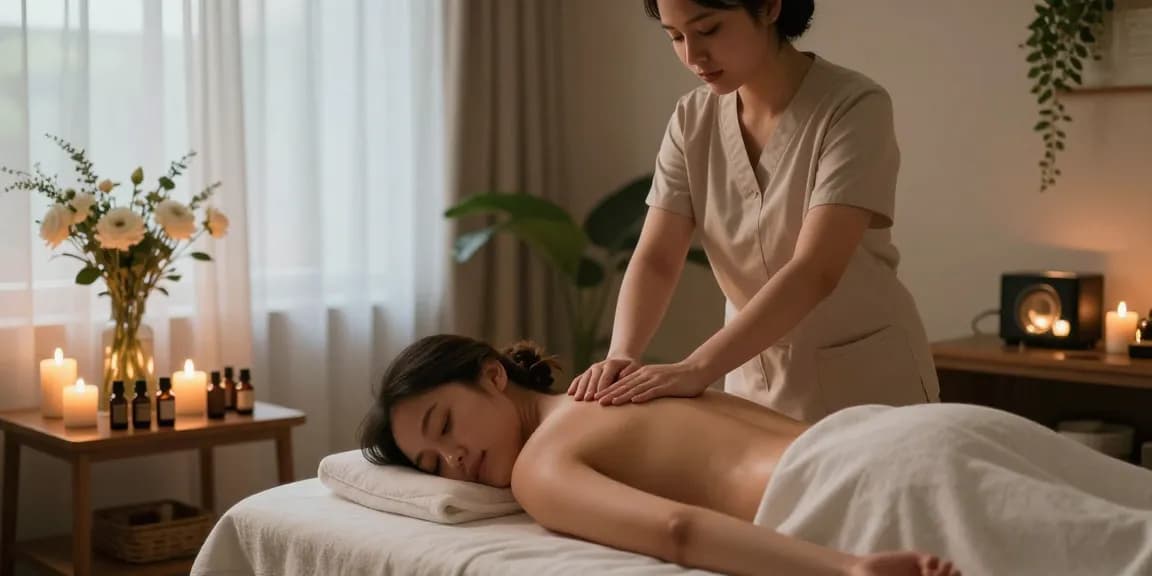 일산출장마사지 받을 수 있는 편안한 마사지 공간의 모습