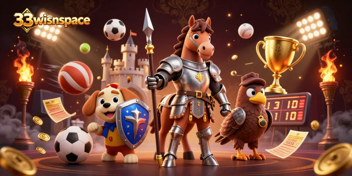 Engage in thrilling gaming at 33winspace with lively characters and dynamic sports elements.